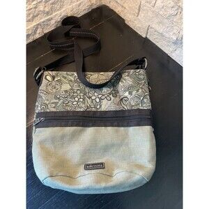 ✔️Sakroots Crossbody Bag Artist Circle Soft Bucket Green